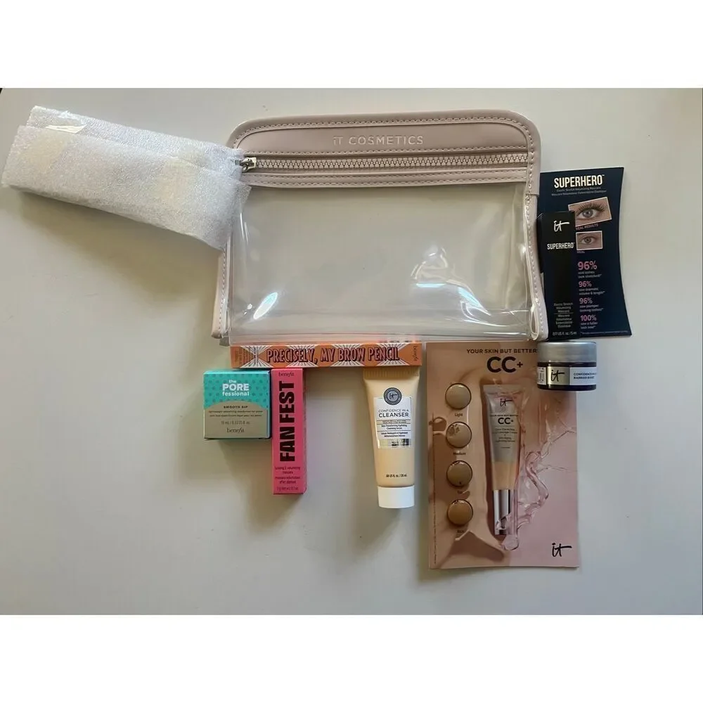 It Cosmetics & Benefit Travel Size 8 Item Lot ST872